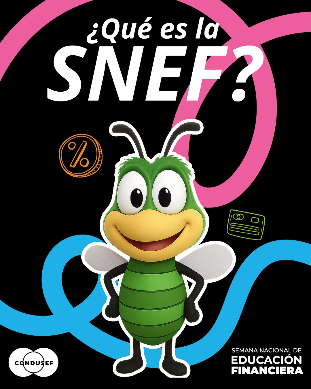 Condusef poster for Mexico's 2026 National Financial Education Week