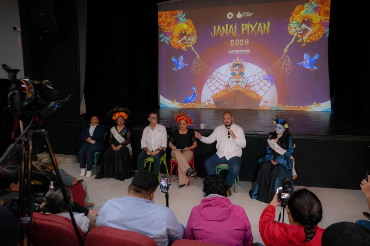 Catrinas at the Janal Pixan festival in Puerto Juárez, Cancún